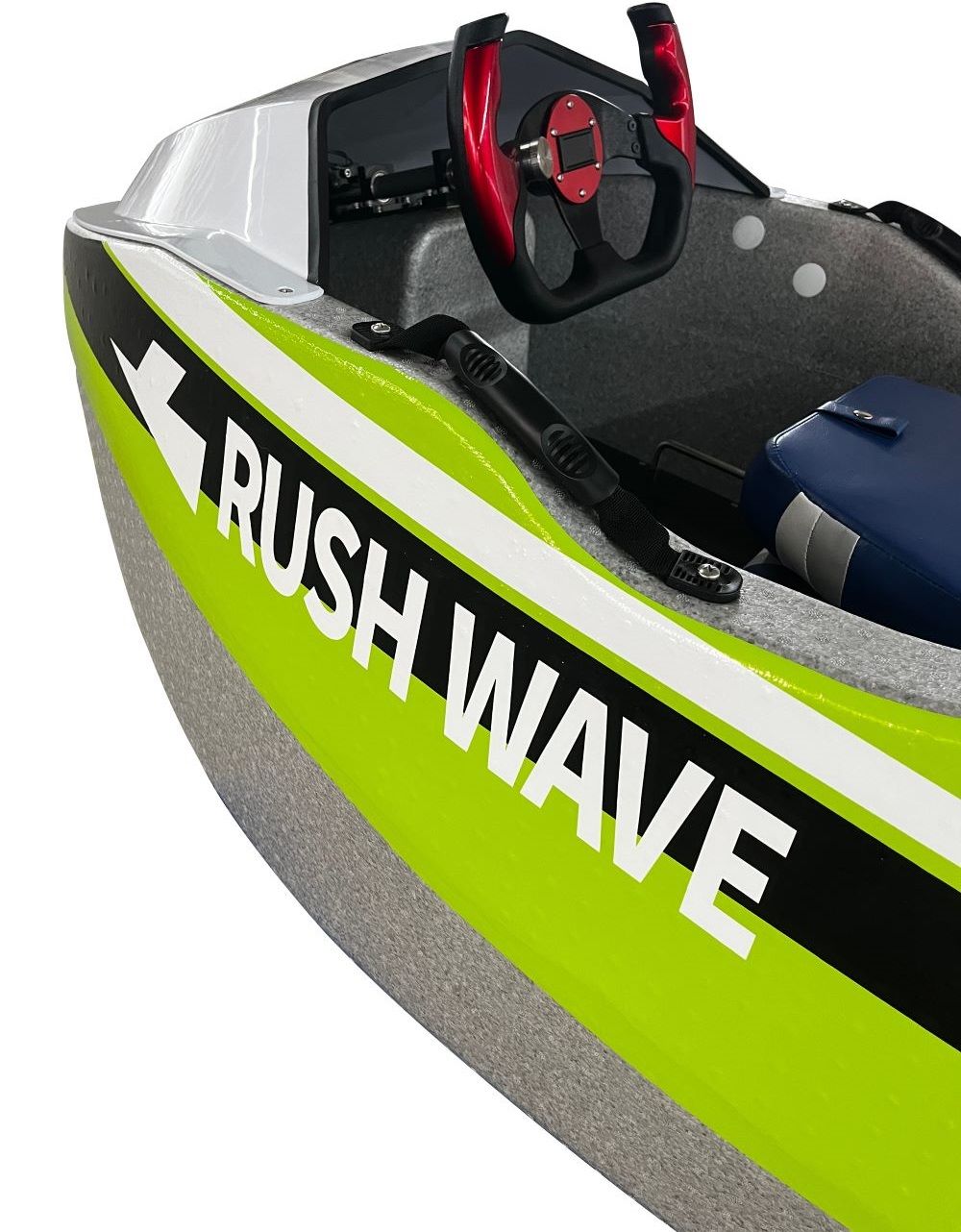 RUSH WAVE Electric Go Kart Boat 15KW Mini Jet Karting Boat